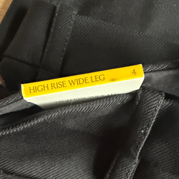 Banana Republic Women's Black Wide Leg Pants - Picture 2 of 6